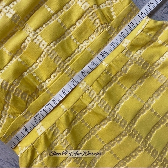 J.Crew Collection yellow buttercup silk/cotton sleeveless dress *shop@iamwarrior - Picture 6 of 10